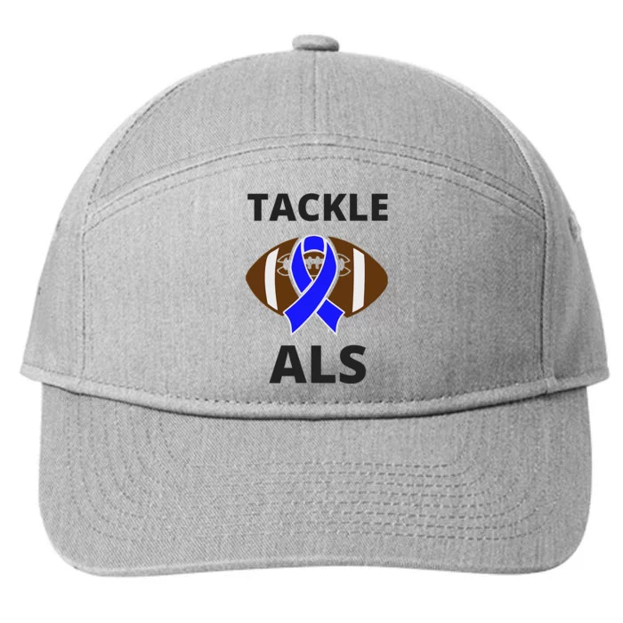 ALS Awareness Football Tackle 7-Panel Snapback Hat