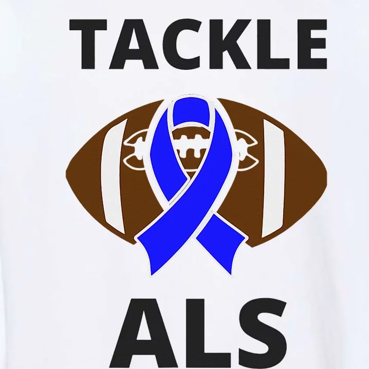 ALS Awareness Football Tackle Garment-Dyed Sweatshirt