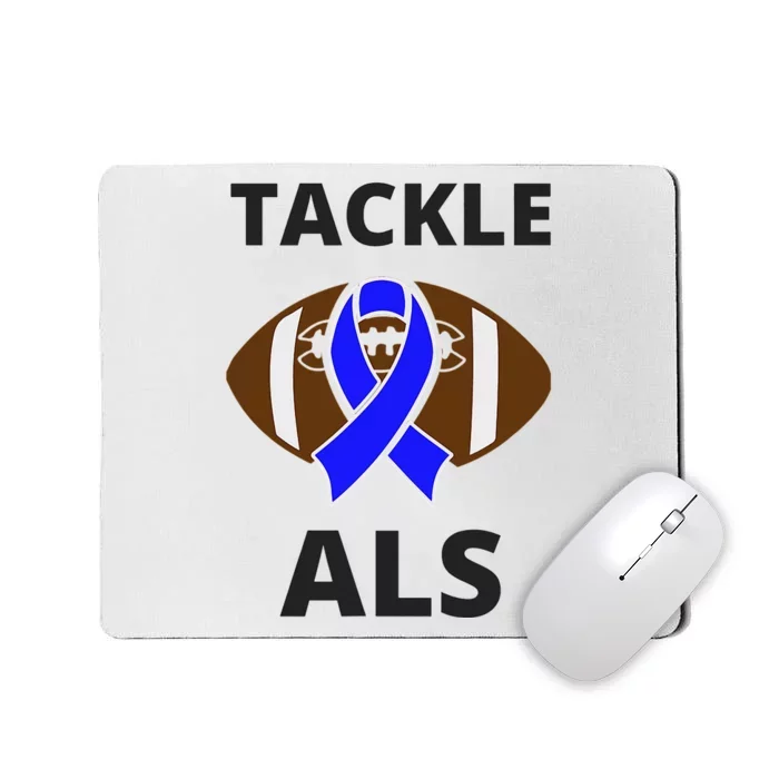 ALS Awareness Football Tackle Mousepad