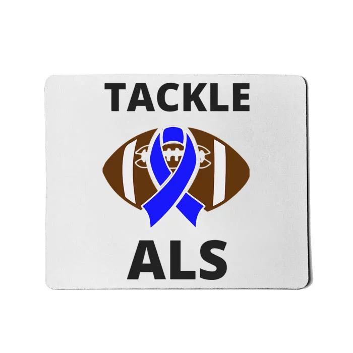 ALS Awareness Football Tackle Mousepad