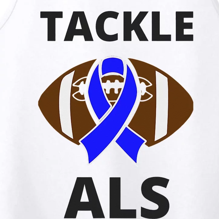 ALS Awareness Football Tackle Performance Tank