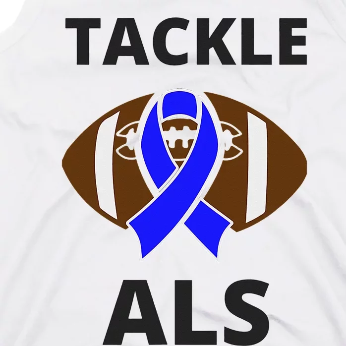 ALS Awareness Football Tackle Tank Top