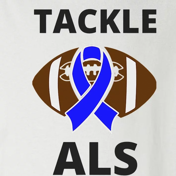 ALS Awareness Football Tackle Toddler Long Sleeve Shirt