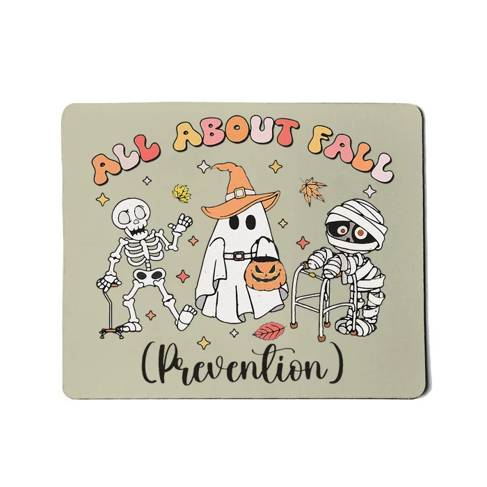 All About Fall Prevention Ghost Occupational Therapy Autumn Mousepad