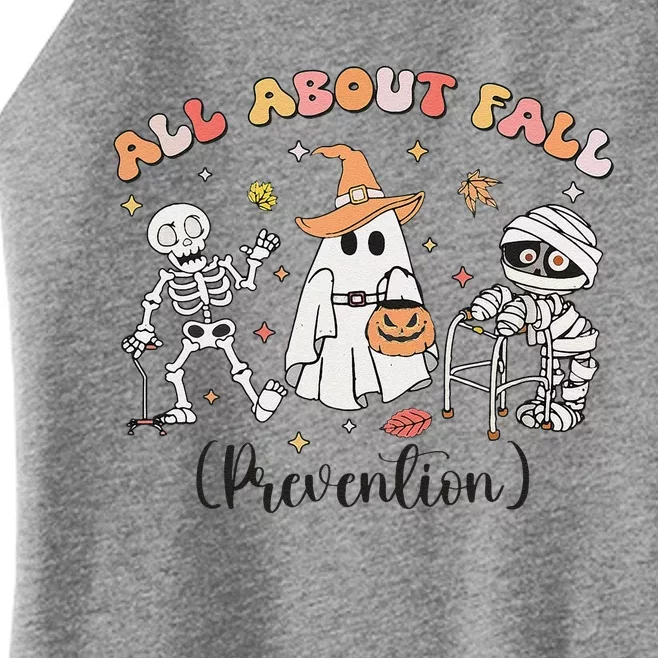 All About Fall Prevention Ghost Occupational Therapy Autumn Women’s Perfect Tri Rocker Tank