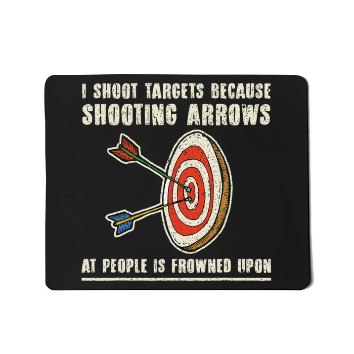 Archery Archer Funny Bowman Bow Archer Mousepad