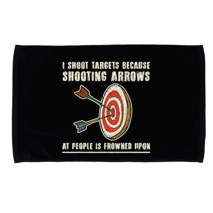 Archery Archer Funny Bowman Bow Archer Microfiber Hand Towel