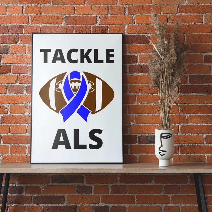 ALS Awareness Football Tackle Poster