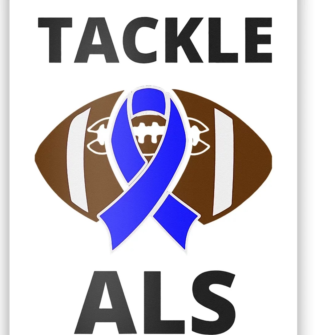 ALS Awareness Football Tackle Poster