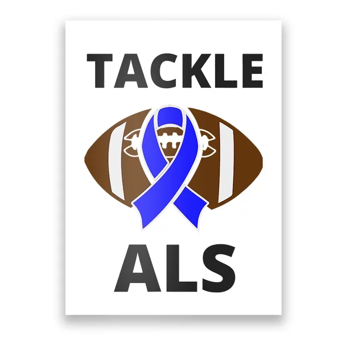 ALS Awareness Football Tackle Poster