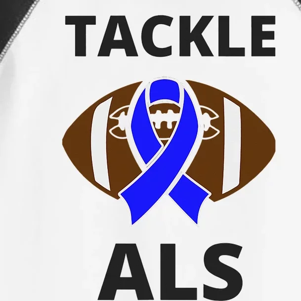 ALS Awareness Football Tackle Toddler Fine Jersey T-Shirt