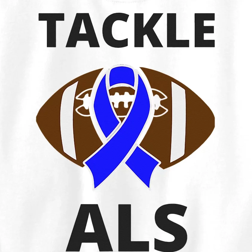 ALS Awareness Football Tackle Kids Sweatshirt