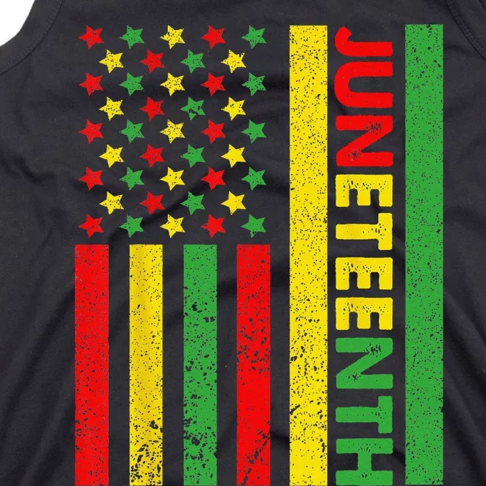 African American Flag Juneteenth Tank Top