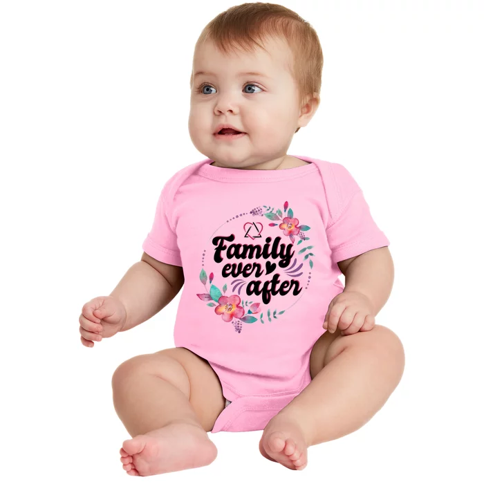 Adopt Adoption Family Gotcha Day Family Ever After Gift Baby Bodysuit