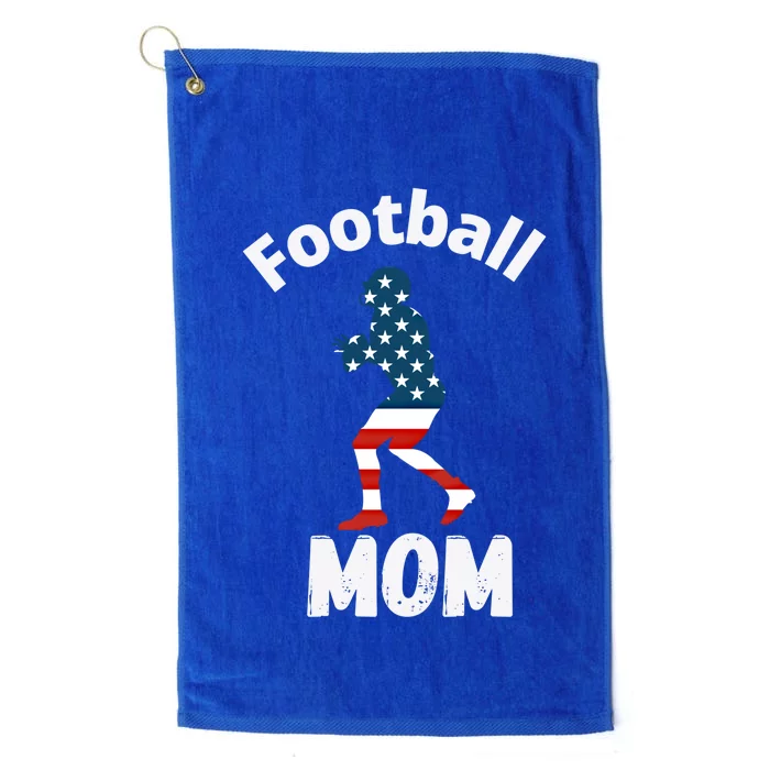 All American Football Mom Great Gift Platinum Collection Golf Towel