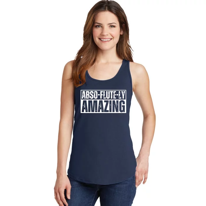 AbsoFluteLy Amazing Flute Player Musical Instrument Ladies Essential Tank