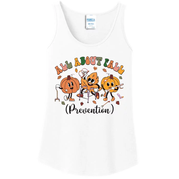 All About Fall Prevention Physical Therapy Funny Ot Ota Ladies Essential Tank