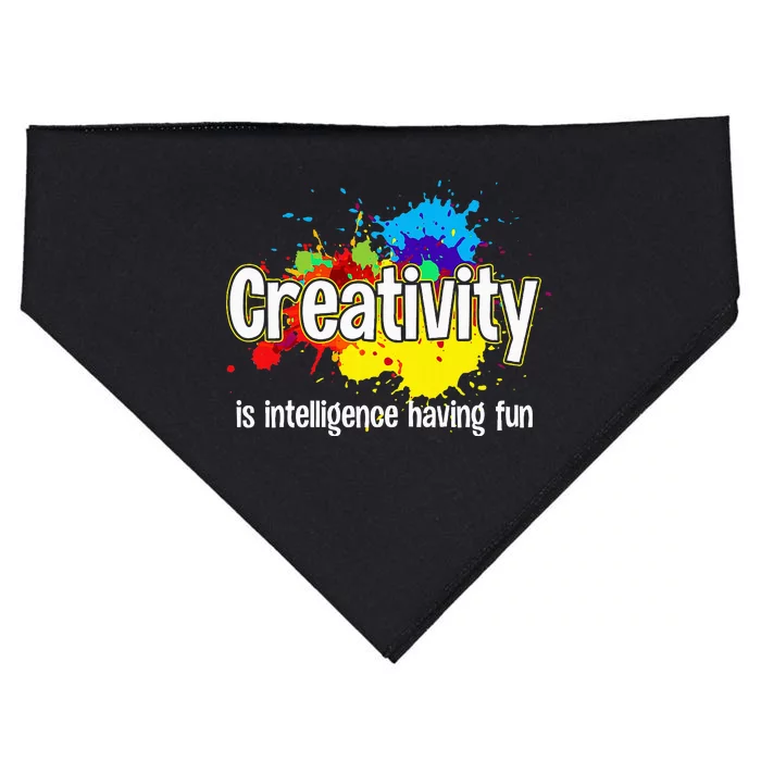 Artist Art For Women Creative Drawing Teacher Creativity USA-Made Doggie Bandana