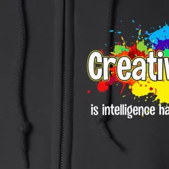 Artist Art For Women Creative Drawing Teacher Creativity Full Zip Hoodie