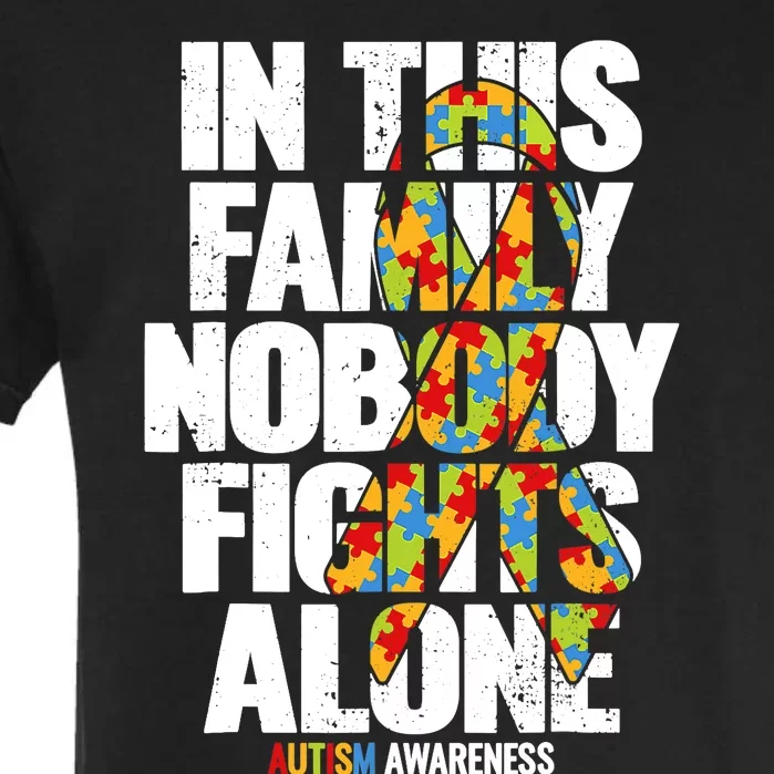 Autism Awareness Family Support Mom Autism Awareness Garment-Dyed Heavyweight T-Shirt