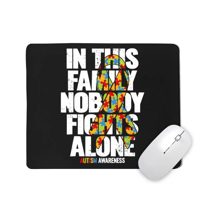 Autism Awareness Family Support Mom Autism Awareness Mousepad