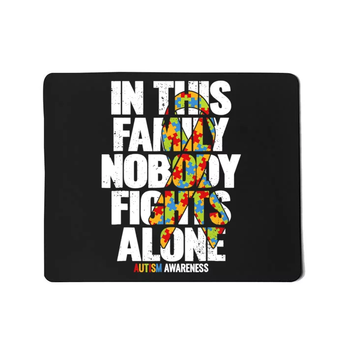 Autism Awareness Family Support Mom Autism Awareness Mousepad