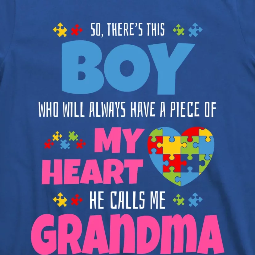 Autism Awareness Gift Autism Grandma T-Shirt