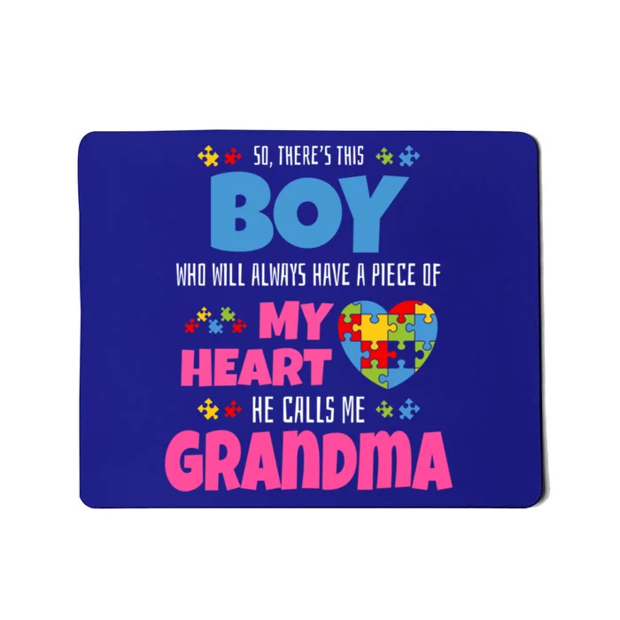 Autism Awareness Gift Autism Grandma Mousepad