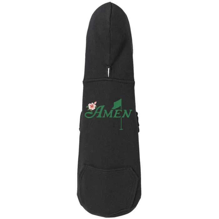 Amen Azalea Golf Masters Floral Golfing Enthusiast Doggie 3-End Fleece Hoodie