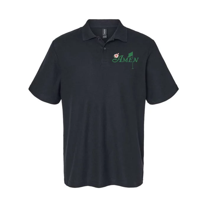 Amen Azalea Golf Masters Floral Golfing Enthusiast Softstyle Adult Sport Polo