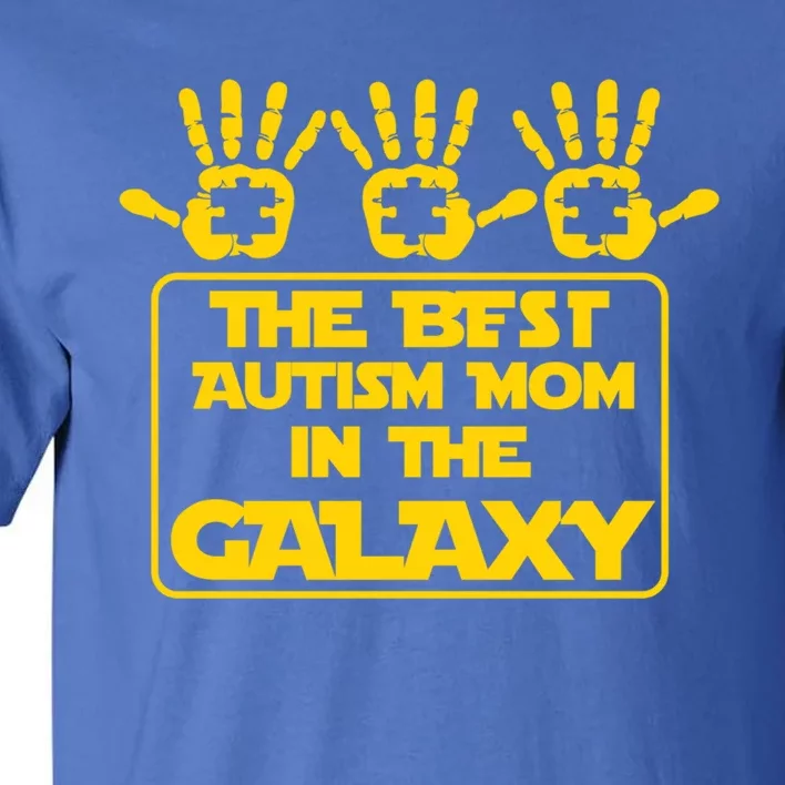 Autism Awareness Gift For Best In The Galaxy Autism Mom Funny Gift Tall T-Shirt