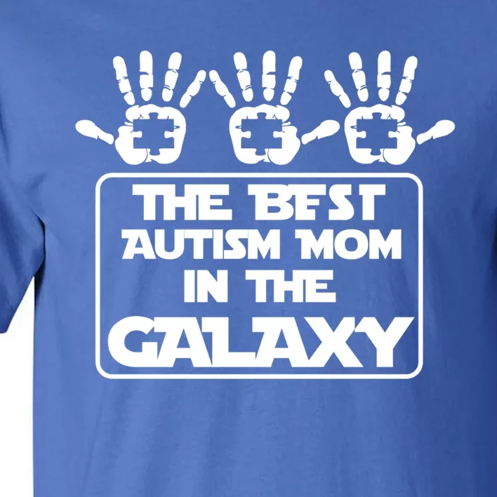 Autism Awareness Gift For Best In The Galaxy Autism Mom Gift Tall T-Shirt