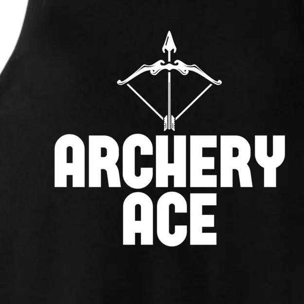 Archery Ace Gift Bow Arrow Club Competition Archery Gift Ladies Tri-Blend Wicking Tank