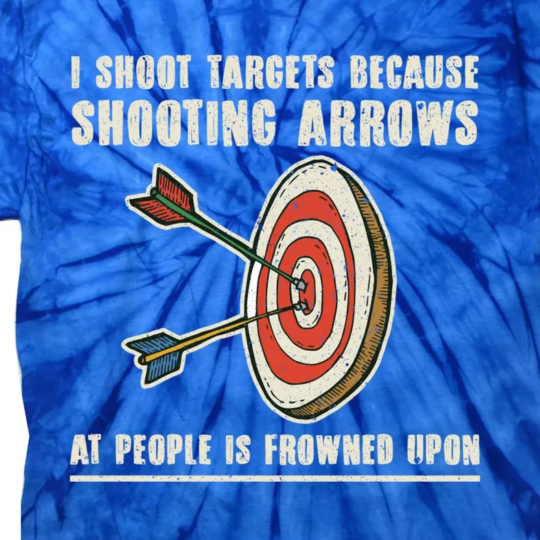 Archery Archer Gift Funny Bow Bow Archer Funny Gift Tie-Dye T-Shirt