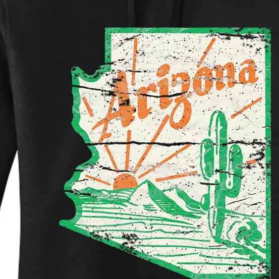 AZ Arizona Grand Canyon Cactus State Outdoors Activity Tee Women's Pullover Hoodie