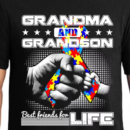 Autism Awareness Grandma Grandson Best Friend For Life Gift Pajama Set