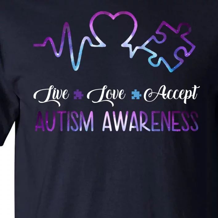 Autism Awareness Galaxy Tall T-Shirt