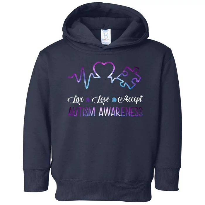 Autism Awareness Galaxy Toddler Hoodie