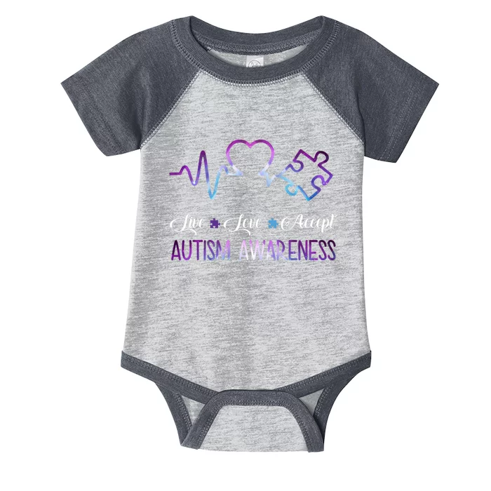 Autism Awareness Galaxy Infant Baby Jersey Bodysuit