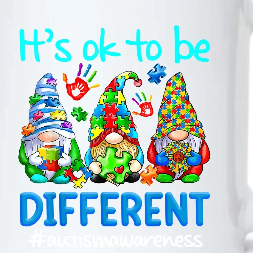 Autism Awareness Gnomes Its Ok To Be Different Black Color Changing Mug