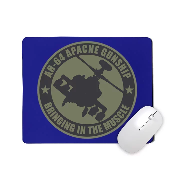 Ah64 Apache Great Gift Bringing In The Muscle Mousepad