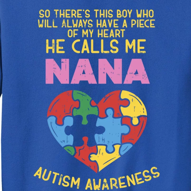 Autism Awareness Gift Piece My Heart Nana Gift Great Gift Sweatshirt