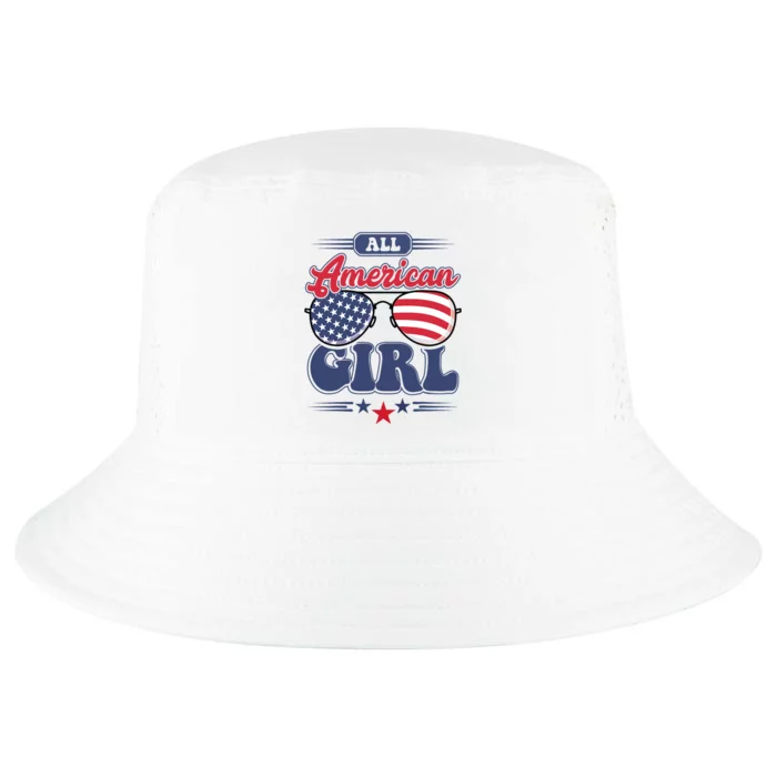 All American Girl 4th Of July Family Matching Cool Comfort Performance Bucket Hat