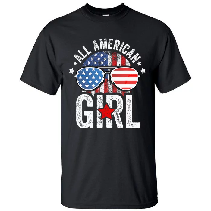 All American Girl 4th Of Daughter Tall T-Shirt