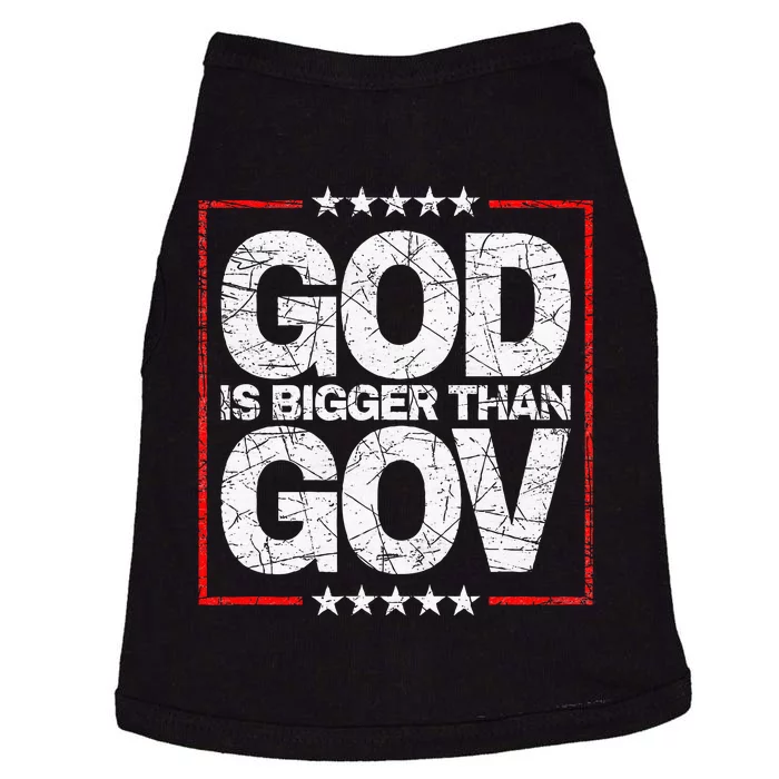 Antiwoke Antigovernment God Bigger Than Gov Doggie Tank