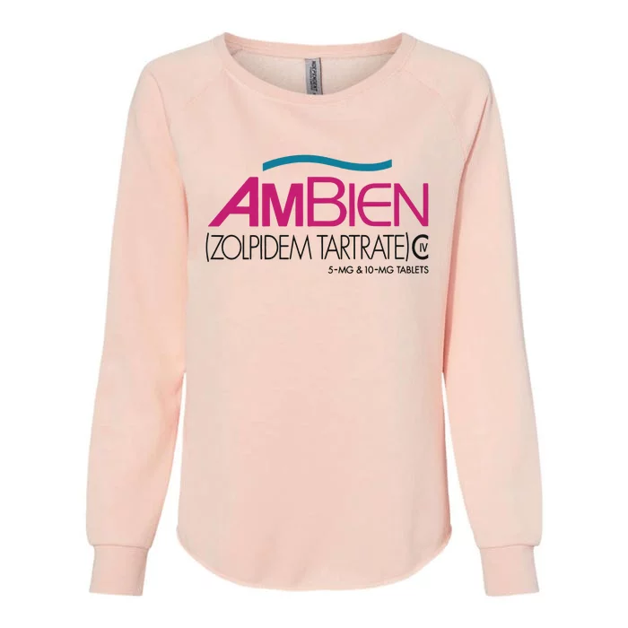 Ambien Ash Gray Womens California Wash Sweatshirt