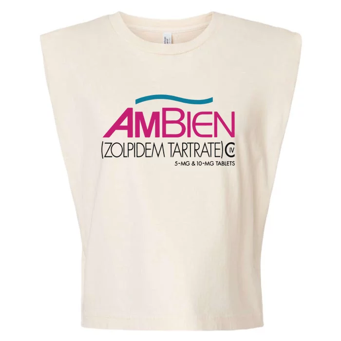 Ambien Ash Gray Garment-Dyed Women's Muscle Tee