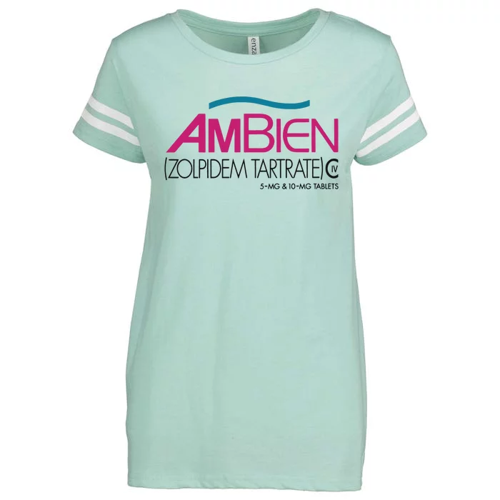 Ambien Ash Gray Enza Ladies Jersey Football T-Shirt