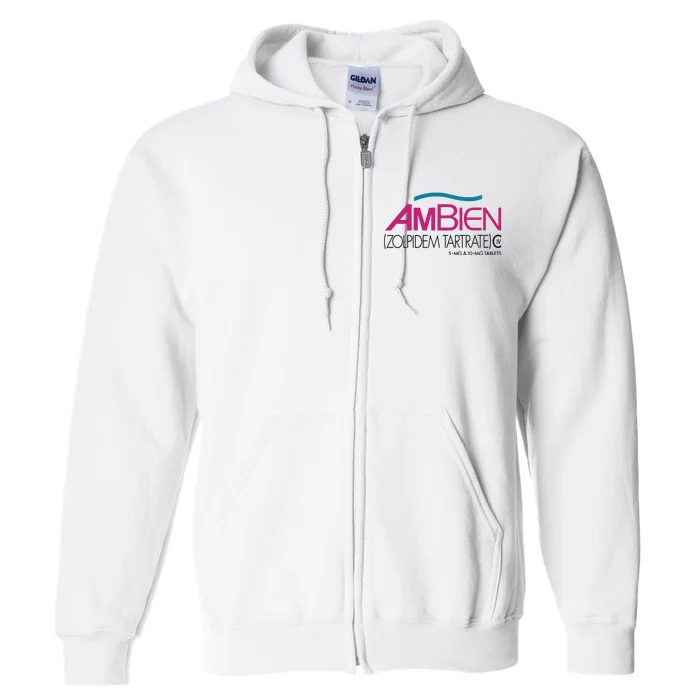 Ambien Ash Gray Full Zip Hoodie