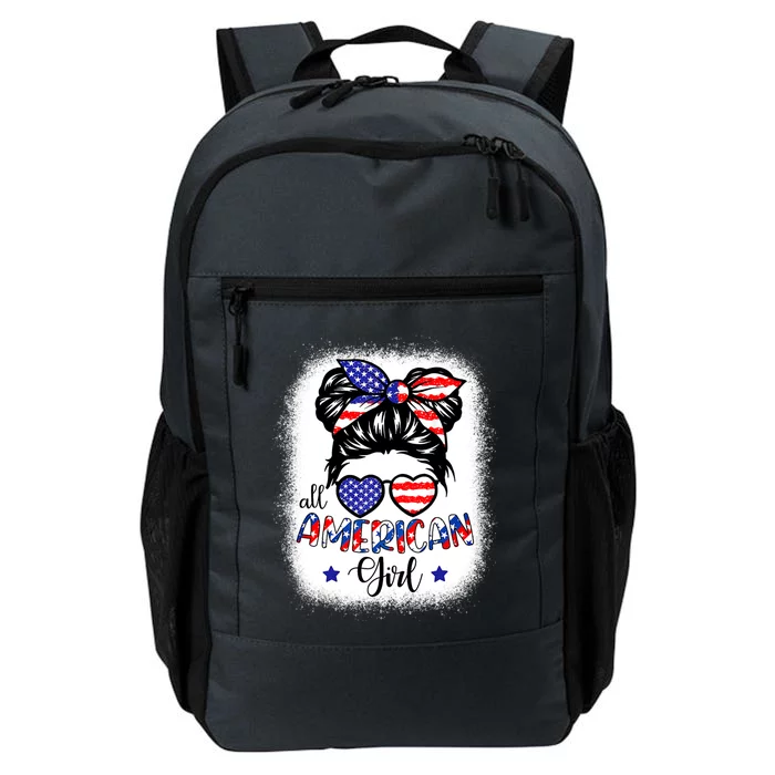 All American Girls 4th Of July Bleached Shirts Daughter USA Daily Commute Backpack